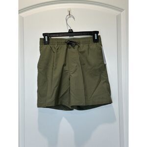 NWT Huk Boys Pursuit Volley Swim Shorts Green Size Youth Large